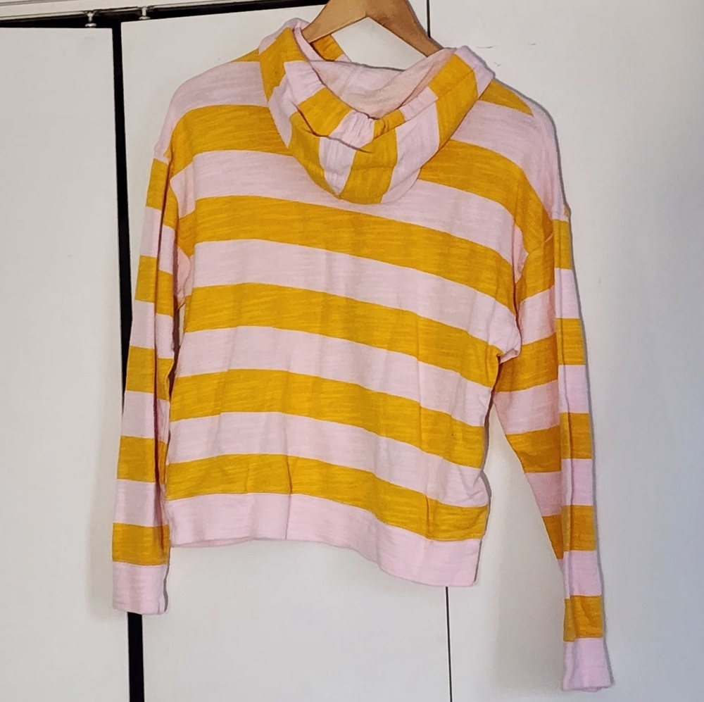 J. Crew Pink and Yellow Fleece - Picture 3 of 4
